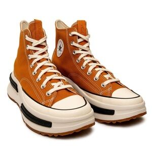 NWT Converse Run Star Legacy CX Hi Platform high top Chuck Taylor sneaker orange